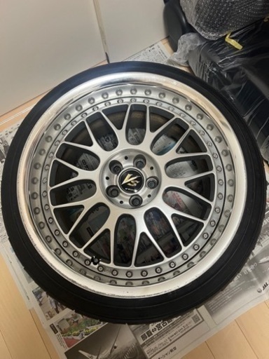 18インチ work vs xxホイール  PCD100