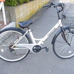 26インチ　変速付き自転車　やや錆びあり　動作は良好です。