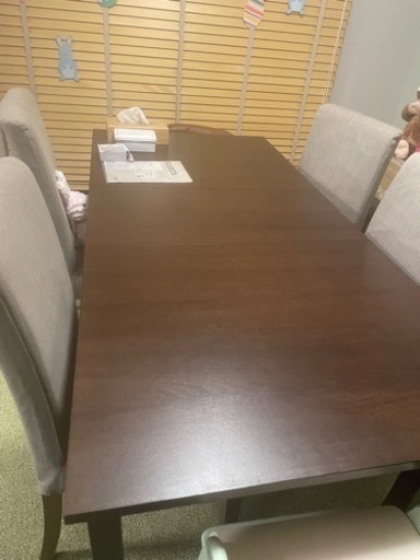 IKEAダイニングセット（椅子4脚付き）