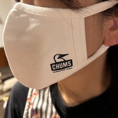 〔新品〕4セットCHUMS  チャムス　マスク　白　コットン　2...