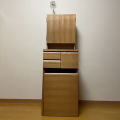 【商談中】ニトリ 化粧台 三面鏡 ドレッサー Nノワル ライトブラウン
