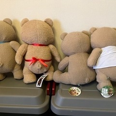 テッド　4体　ユニバ景品　ぬいぐるみの画像
