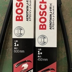 BOSCH ワイパーブレード エアロツイン Jフィット 中古美品＋新品シリコン替えゴムセット！の画像