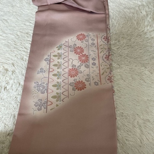 訪問着 金彩加工花刺繍