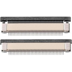 FFC/FPCコネクタ 40ピン0.5mm ボトムコンタクトピックソケット10個の画像