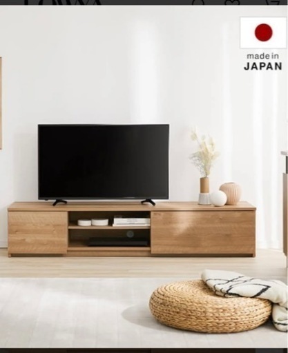 LOWYA ローテレビ台　シャビーナチュラル