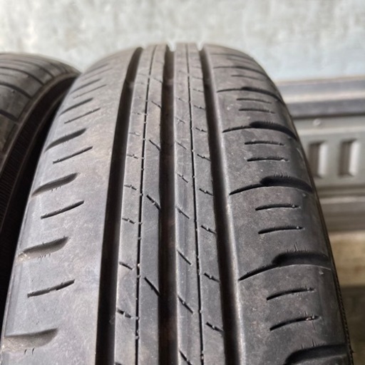 バリ山　DUNLOP ダンロップ　EC300+ 155/65R14 夏タイヤ　2019年製　14インチ