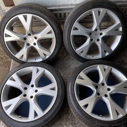 トヨタ　純正OP　modelista モデリスタ　ウイングダンサー　19インチ 8J +42 PCD114.3 5穴　アルミホイール　4本　　　②