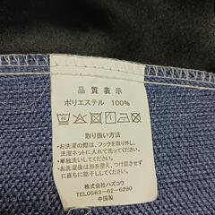 厚手遮光カーテン2枚 ネイビーの画像