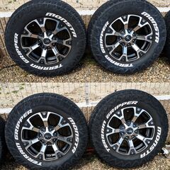 タイヤホイール4本セット　265/70/17 8J PCD139...