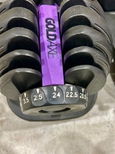 ダンベル24kg×2と台　配送込　　　　