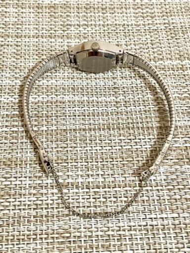 [希少:アンティーク美品:手巻き式/稼働]ブローバ BULOVA/手巻き式ブレスウォッチ/シルバー/腕時計