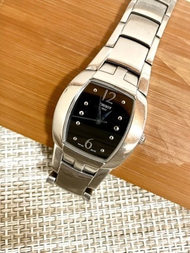 [希少廃盤:美品/稼働品]TISSOT FEMINI-T ティソ フェミニン ブラック/T053310/ステンレス/トノー/腕時計