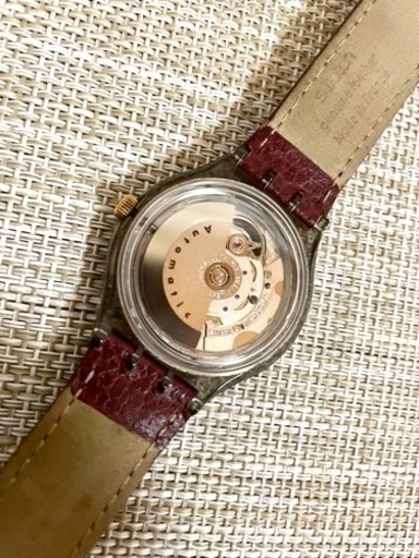 [希少:デッドストック/稼働]Swatch スウォッチ オートマティック Automatic/自動巻/スケルトン/1991/腕時計