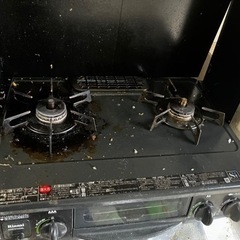 都市ガス用2口ガスコンロ