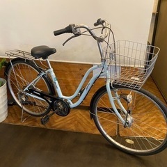 【マルイシ】タイヤ新品！26インチ6段　自転車