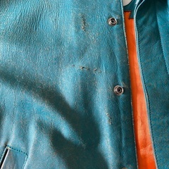 ジェフハミルトン　レザースタジャン　ＮＦＬ　マイアミドルフィンズ　の画像