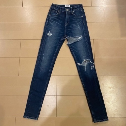 【受け渡し予定者決定】  GYDA thigh high ダメージデニムパンツ