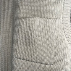 無印良品 ムジラボ 再生ポリエステル畦編みベストＸＸＳ～ＸＳ・ベージュの画像