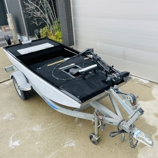 軽トレーラー+アルミボート