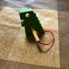 🦖恐竜　木のおもちゃ　0円