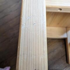 木製幼児用椅子の画像