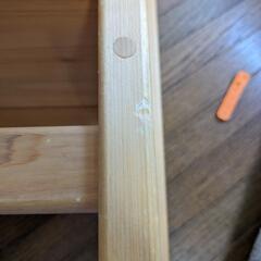 木製幼児用椅子の画像