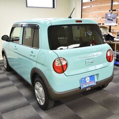 【売約済】H27年スズキアルトラパン　G　プッシュスタート　スマートキー２個　デュアルカメラレーダーブレーキサポート　衝突被害軽減システム　横滑り防止　走行２，９７０ｋｍ　純正オーディオ　ライトレベライザー　ベンチシート　オートマ　パワステの画像