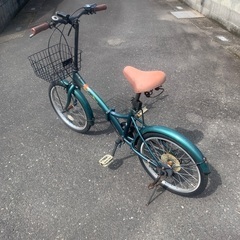 取り引き中　折りたたみ自転車　6段変速　とりあえず乗れる状態です...