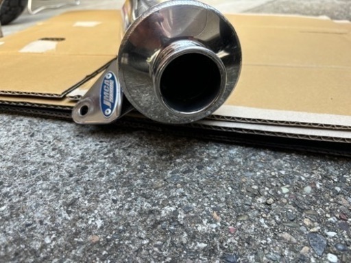 エイプ用キタコファットダウンマフラー