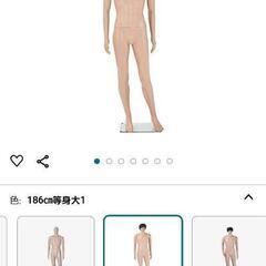 全身マネキン　男性186cmの画像
