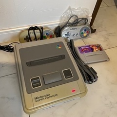 スーパーファミコン　本体+カセット