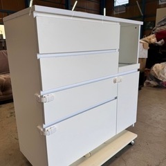 お話中☆収納家具☆キッチンボード☆食器棚☆レンジボード☆格安☆中古☆配達相談可能☆早い者勝ち🫵🏾新生活に♪の画像