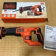ブラックアンドデッカー　20Vレシプロソー　単品版