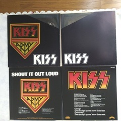KISS （キッス）LPレコード８点セットの画像