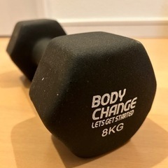 6/17完売　ダンベル8kg×1