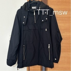 【美品】ttt_msw ナイロンアノラックフーディージャケット