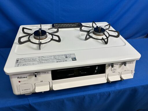 【動作保証あり】Paloma パロマ シロノ 2018年 IC-N86SH-R 都市ガステーブル 幅59cm【管理KRG210】