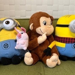 5/6まで［ぬいぐるみ］ミニオン/おさるのジョージ