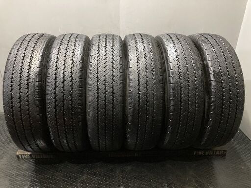 BS V-STEEL R18 265 205/70R17.5 115/113L LT 17.5インチ ライトトラック用 夏タイヤ 6本 22年製 エルフ ダイナ キャンター等　(KTS011)