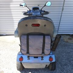 株式会社アテックス製電動四輪車いす[（ｍｙｐｉａ）[BT40]新品バッテリー交換済み中古 難ありの画像