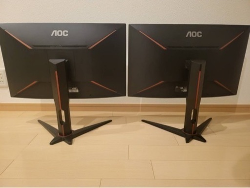 湾曲ゲーミングモニター2台セット