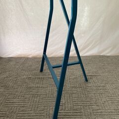 架台 /デスク脚/ソーホース　IKEA LERBERG レールベリ 　青　ペア（２脚セット）の画像
