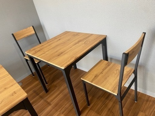 家具 ダイニング　テーブル椅子 セット　2人掛け