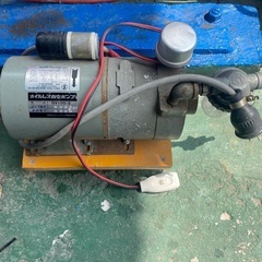真空ポンプ売ります。現金手渡しでお願いします。の画像