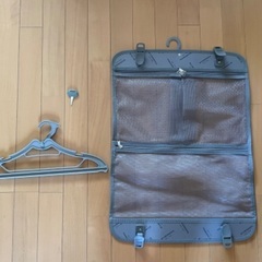 【無料】大型スーツケース　グレー　中古の画像