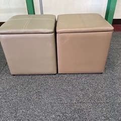 家具 スツール収納ボックスの画像