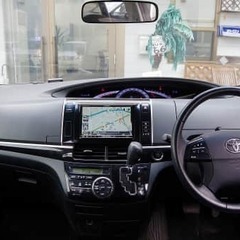 内装完璧…👀　後席モニター/フルセグ/Bluetooth/バックカメラ　トヨタ　エスティマの画像