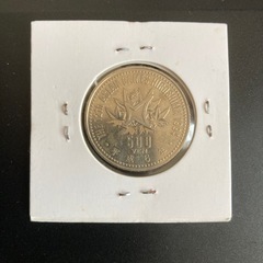 【記念硬貨】第12回アジア競技大会記念500円白銅貨(泳ぐ) 平成6年の画像