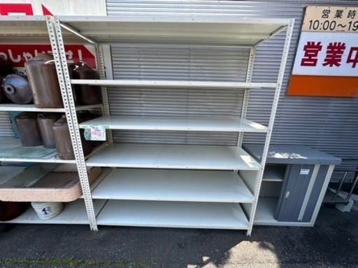中軽量棚 スチールラック 幅180　奥60　高さ210ｃｍ